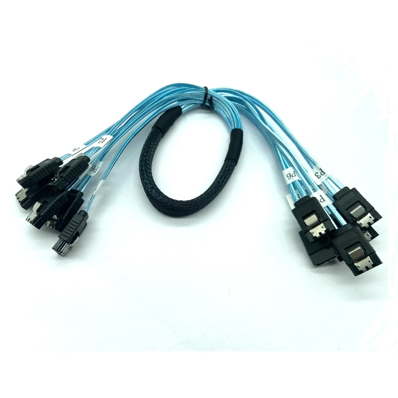 SATA III 6 Гбит/с SAS кабель для сервера SATA 7 Pin к SATA 7 Pin кабель для жестких дисков 6SATA к 6SATA