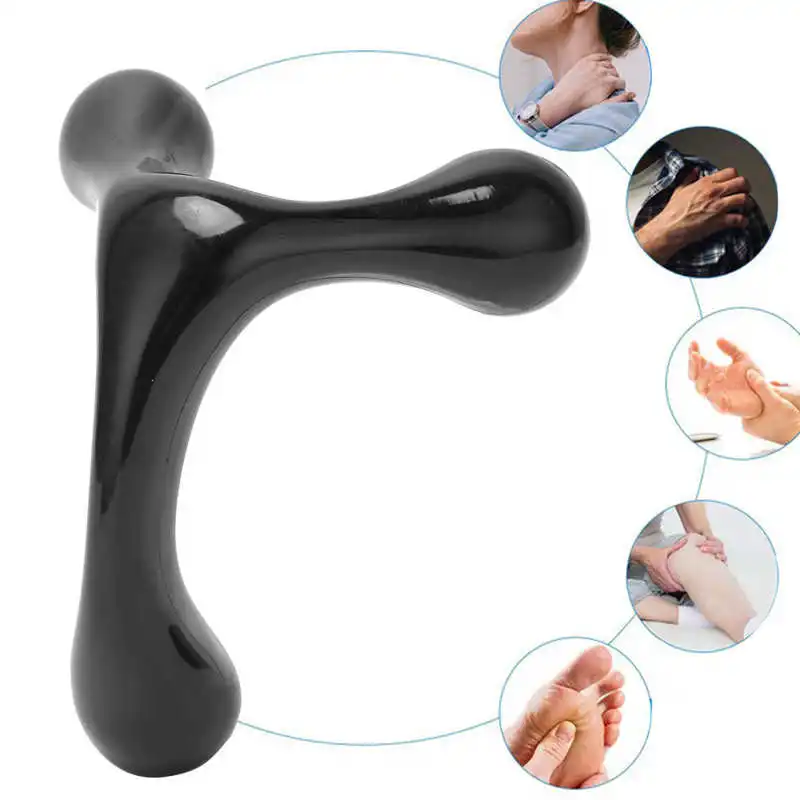 

Mini Handheld Manual Massager Full Body Relax Massage Tool Neck Back Head Roller Therapy Meridians Scrap Lymphatic Health Care