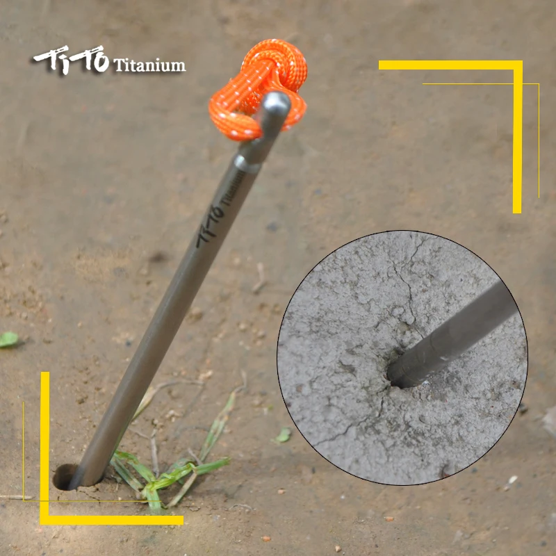 Палатка из титана для палатки цветная палатка титанового сплава 145/165 мм | Спорт и