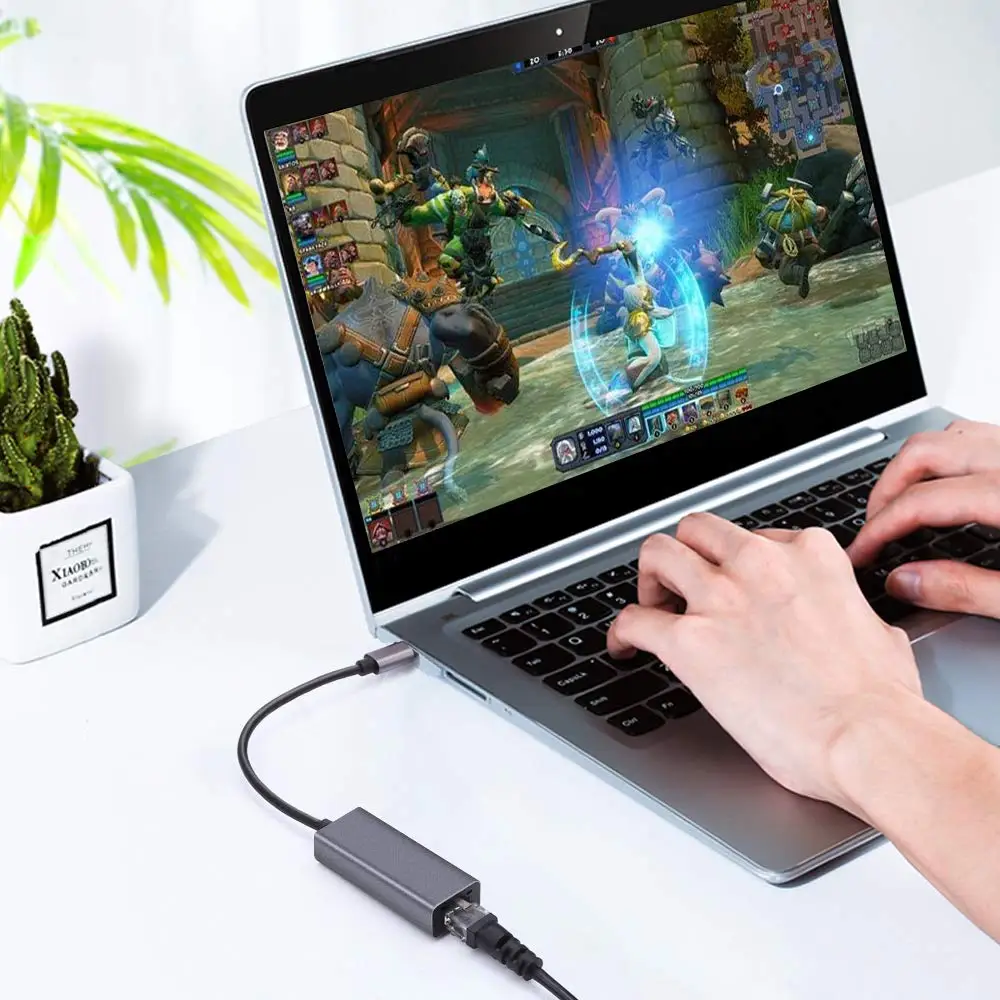 Адаптер Onvian с USB C Ethernet адаптер для MacBook Pro Samsung Galaxy S9/S8/Note 9 сетевая карта Type