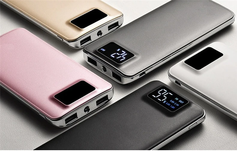 30000 мАч Внешний аккумулятор для Xiaomi Mi lcd USB внешний портативное зарядное