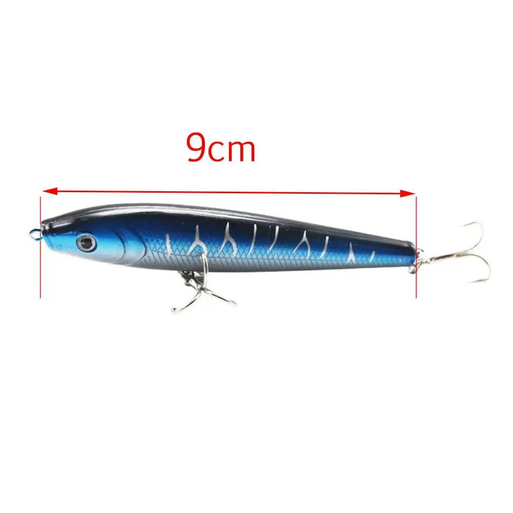 Crankbaits Fishing Lures Sinking Pencil Pike 3D Eyes Winter Fishing Artificial Bait Stable Hard Lures for Fishing Fish Goods
