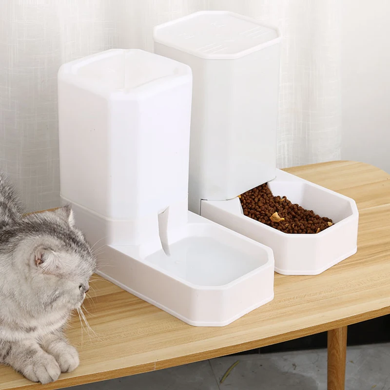 

1 Поильник для собаки и 1 автоматический дозатор питьевой воды для кормления домашних животных, питьевая чаша, фонтан, Несессер для домашних ...