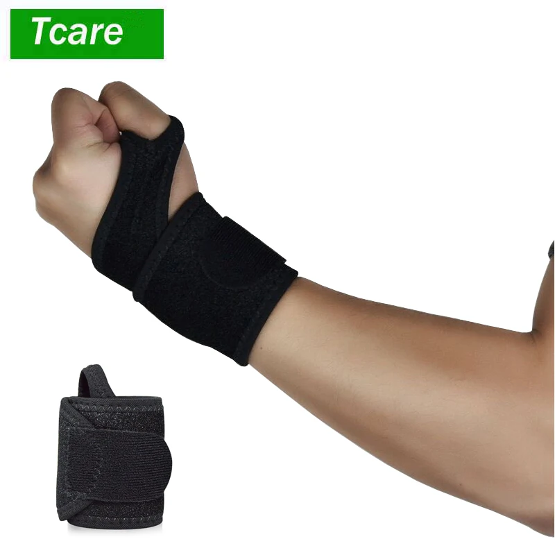 Tcare 1 шт. реверсивный спортивный ремешок для запястья, Регулируемый стабилизатор для правого/левого большого пальца для волейбола, бадминтона, тенниса, баскетбола