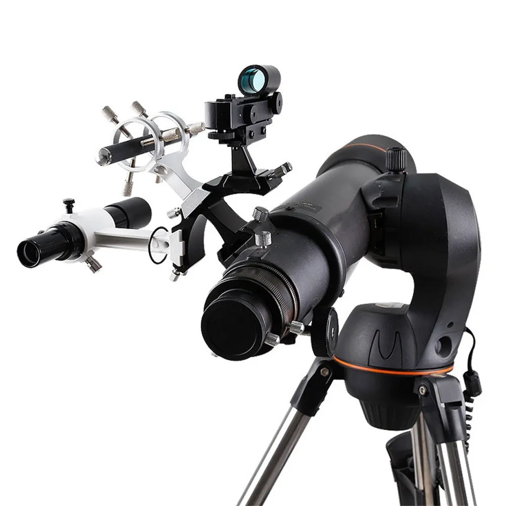 

Multifunction Fixed Three Slot Deluxe Finder Scope Dovetail Mounting Bracket Base Astronomical Telescope FinderScope Bracket