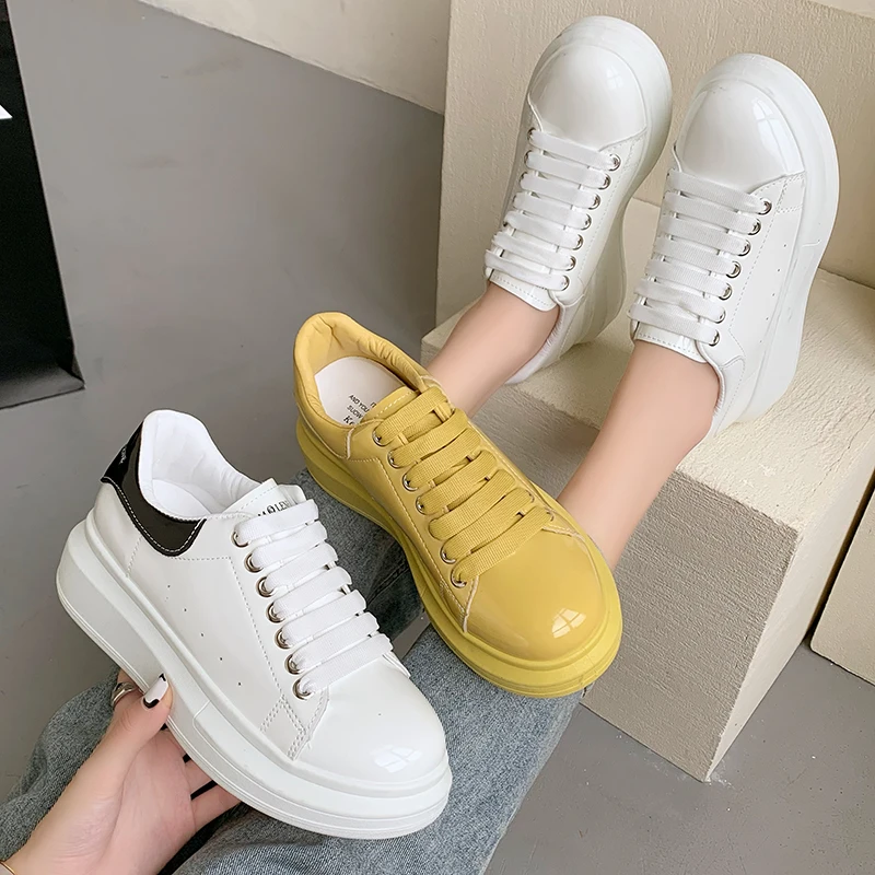 

Женские кроссовки, светильник кие, дышащие, на платформе, повседневные, 2021