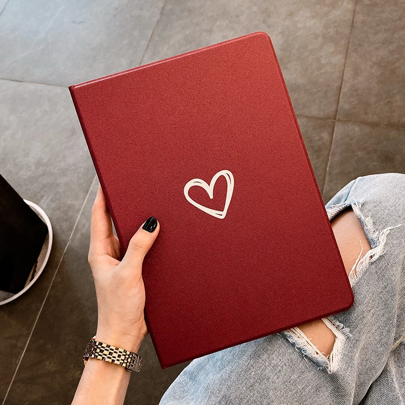 

Красный чехол для iPad Air 2, чехол 12,9 Pro 10,2 8th 2020 Air 4 Pro 11 Mini 5 для iPad 7th 6th, чехол 10,5