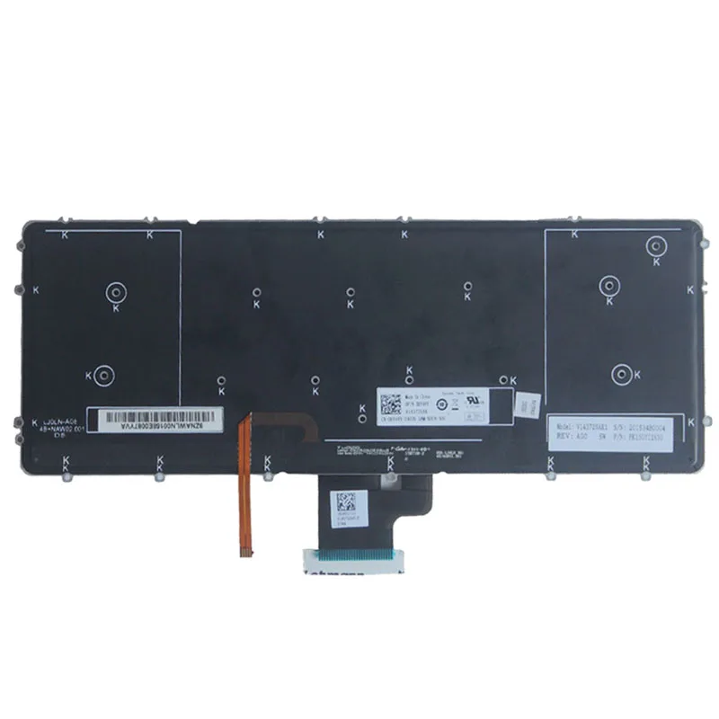 Великобритания Новая клавиатура ноутбука для Dell Precision M3800 XPS 15 9530 клавиатура с подсветкой