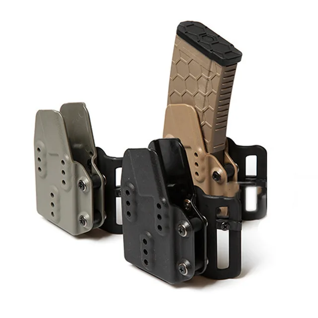 

TOtrait New Tactical Kydex AR Mag Carrier 5.56mm Magazine Pouch For Belt System