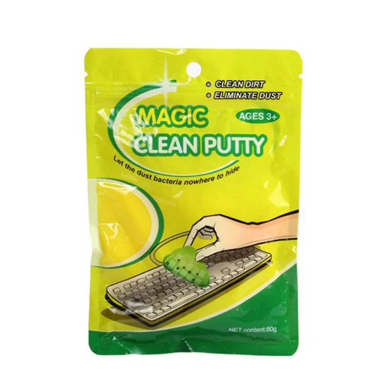 Cleaning Gel Universal Dust Cleaner for PC Keyboard Car Vent Laptop Dusting Home and Office Electronics Props | Компьютеры и офис