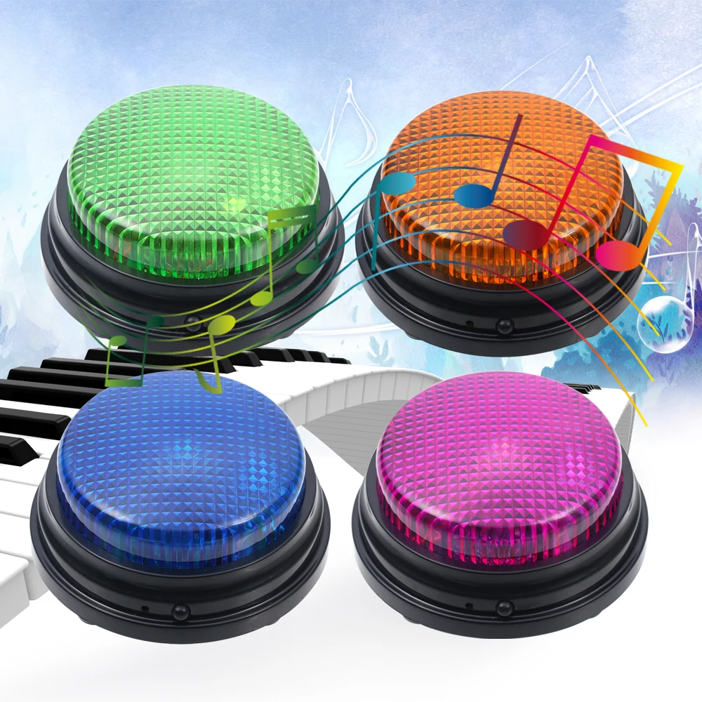 

Recordable Talking Button Voice Recording Sound Button High Bright Energy Saving Light Christmas New Year Party Birthday Present
