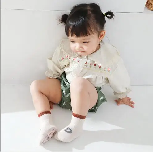 Рисунок 5 - 3 пары, Нескользящие Детские носки