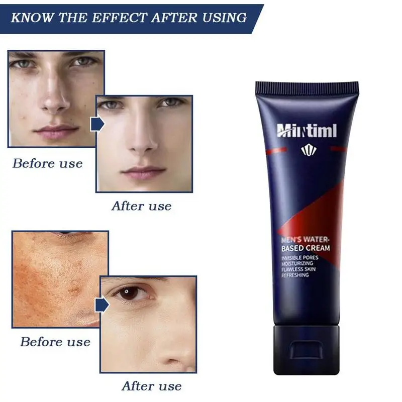 

Mens BB Cream Revitalising Nourishing Natural Whitening Foundation Lazy Tone Face Cream Concealer Korean Makeup Base Cream