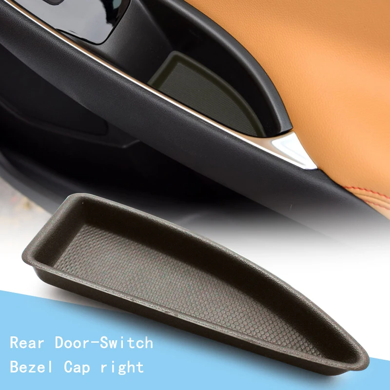 

Car Rear Right Door Switch Bezel Cap Bolt Cover Coffee 23451126 Fit for Chevrolet Malibu 2016 2017 2018