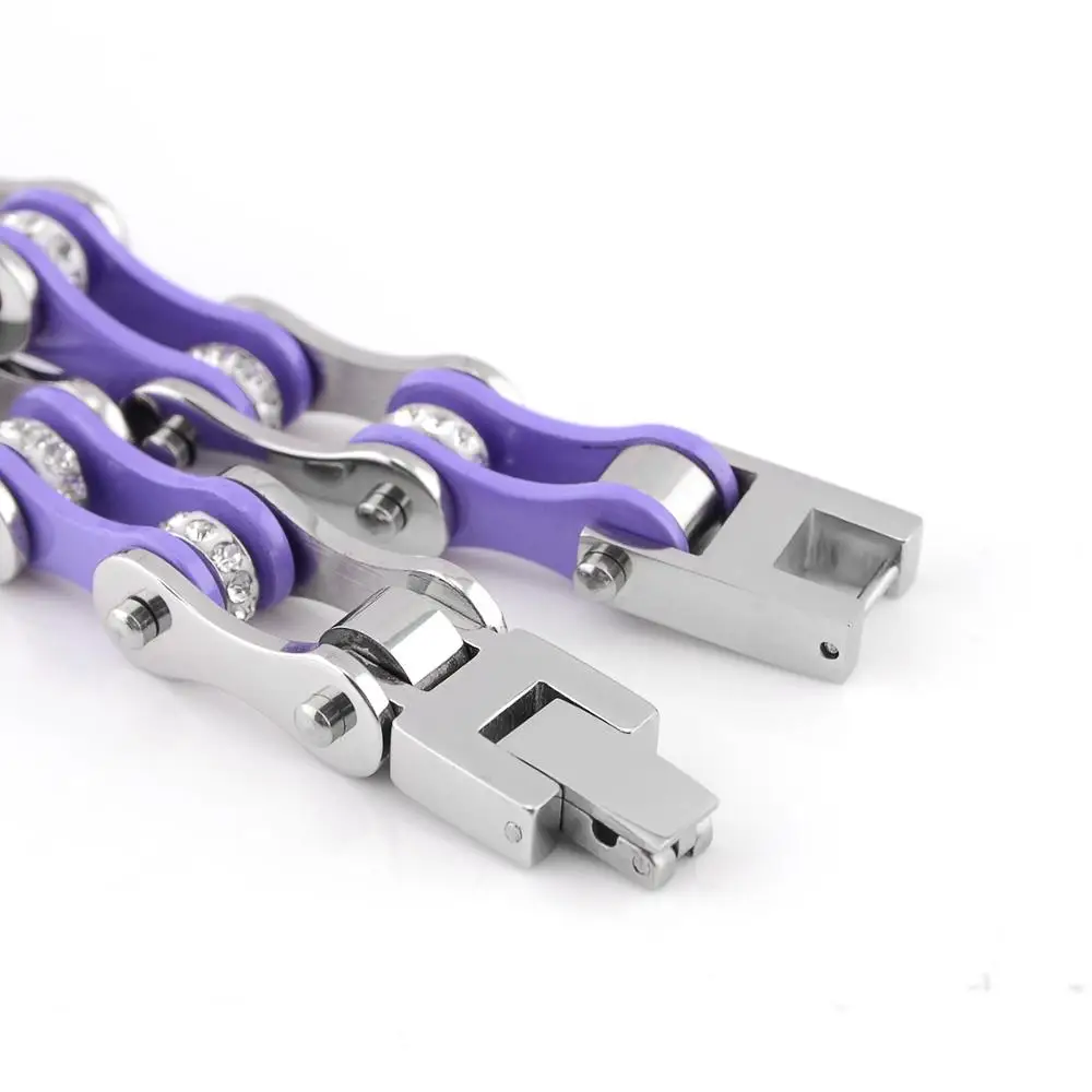 Высокое качество Мода Подлинная 316L нержавеющая сталь цепь мотоцикла браслеты