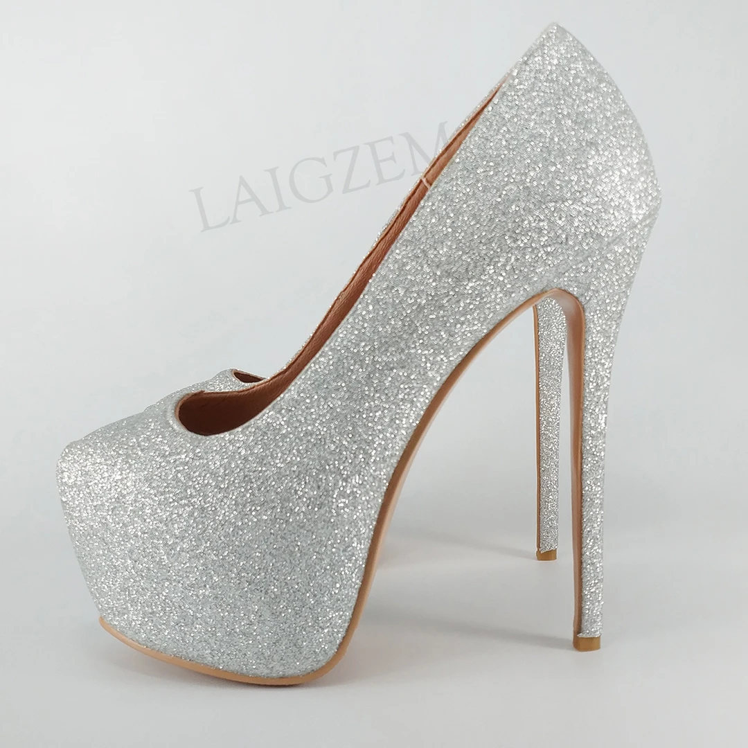 Туфли лодочки женские блестящие на высоком каблуке размеры 40 42 43 44 50 52|Женские