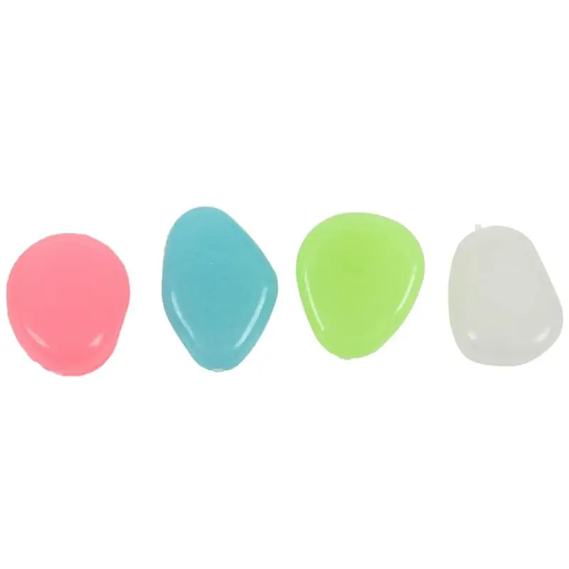 100 шт светится в темноте камни галька рок аквариум садовая Прогулка декор