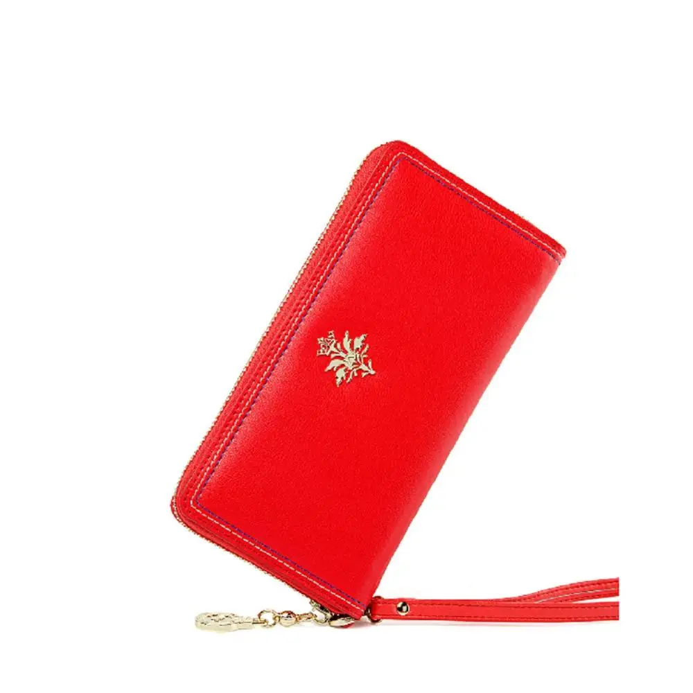 Кожаная сумка Новая мода мягкий кожаный женский кошелек простой темперамент