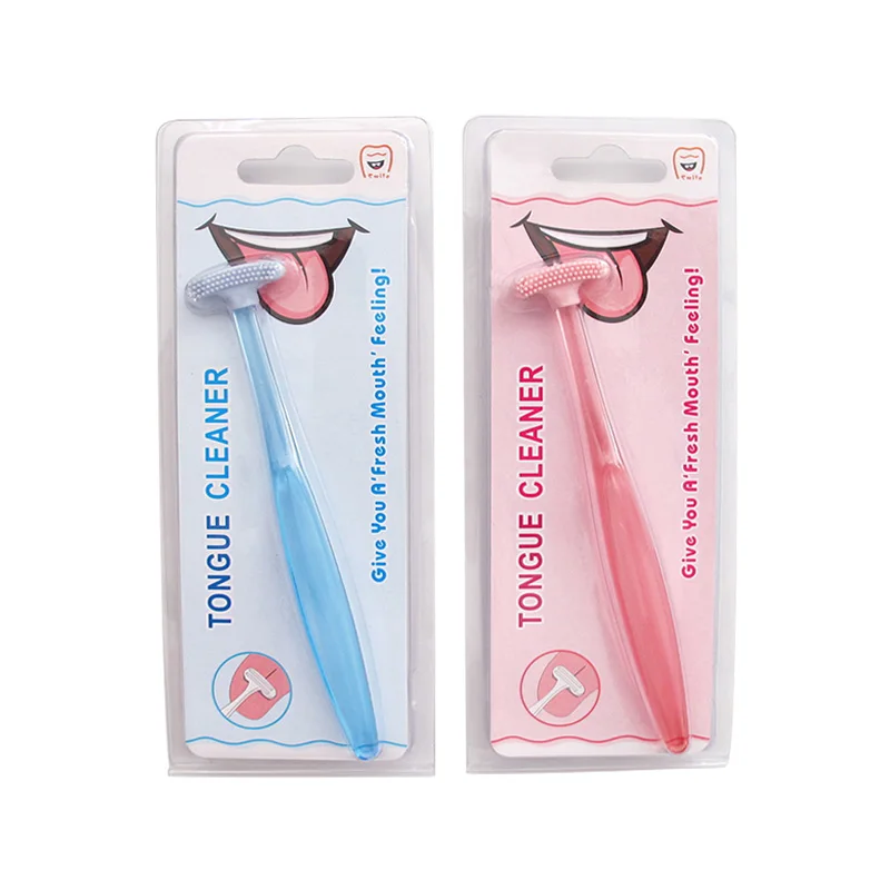 

Silicone Tongue Scraper Brush Cleaning The Surface of Tongue Oral Cleaning Brushes Tongue Scraper Cleaner Fresh Breath Health