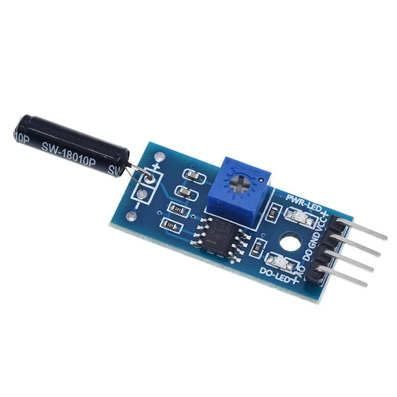 

Highly Sensitive Vibration Sensor Module SW1801P Alarm Voltage 3.3V-5V