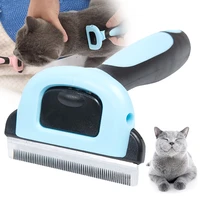 pet comb pet stainless double sided brush cat dog hair removal comb grooming dog hair removal tool