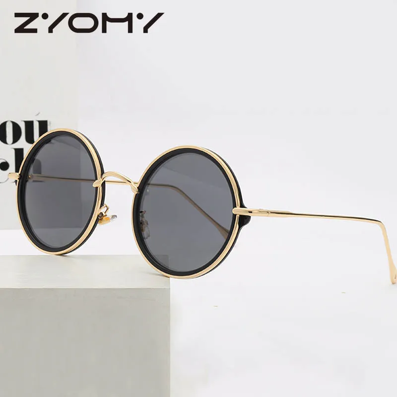 

Q Gafas Driving Glasses Male Women Glasses Retro Round Female Shades Retro Eyewear Steampunk Style