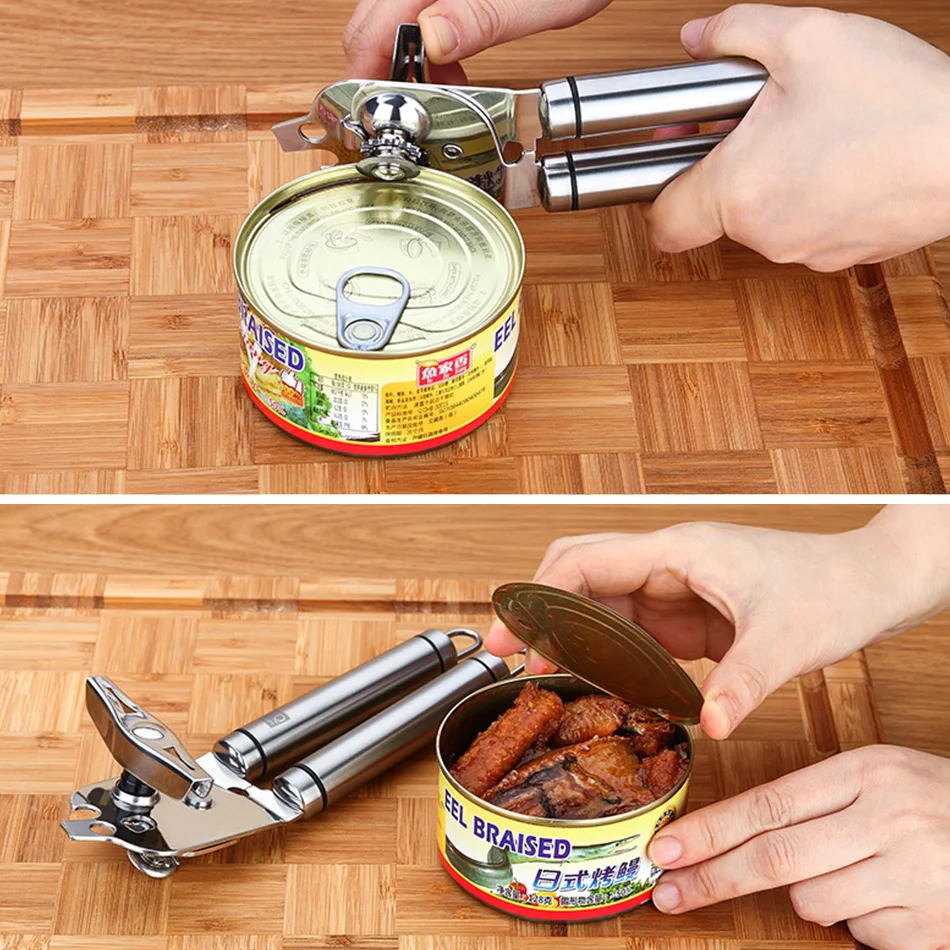 Консервный нож из нержавеющей стали Многофункциональный ручной консервный