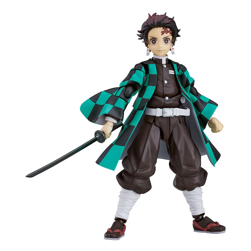 

Pre-Sale Demon Slayer Kamado Tanjirou Japanese Anime Movable Character Model 13.5Cm Hand-Made Model Decoration Anime Toys Gift