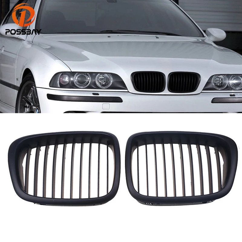 Автомобильная передняя решетка радиатора POSSBAY для BMW 5-Series E39 M5 520i/523i/525d/528i 1998 1999 2000