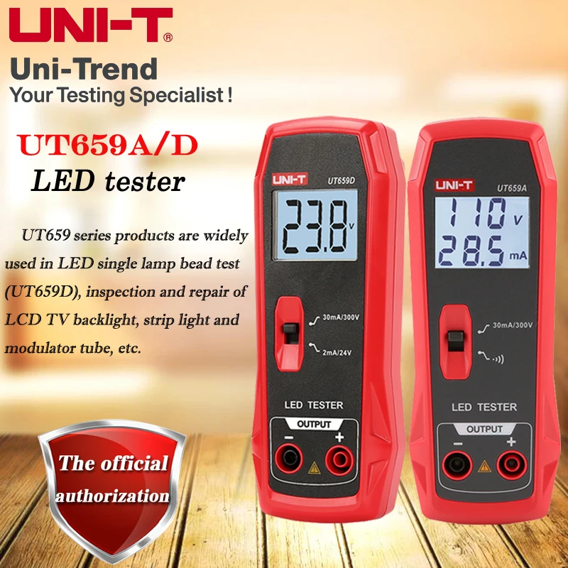 UNI-T UT659A UT659D Светодиодный тестер ЖК-телевизора с подсветкой/световой панелью/стол