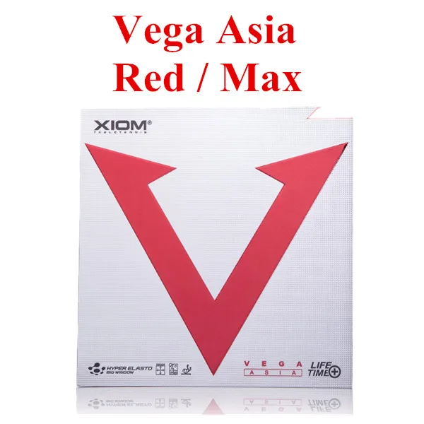 Red MAX XIOM красный Вега Азия SEPPD Прыщи В Настольный теннис резиновая губка для пинг понга Tenis De Mes - Цвет: Red MAX