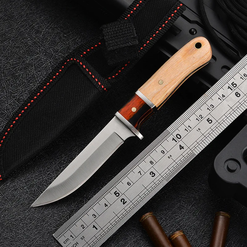 

Wilderness High Hardness Sharp Tactical Knife Outdoor Portable Small Straight Knife Wilderness Survival Mini Knife