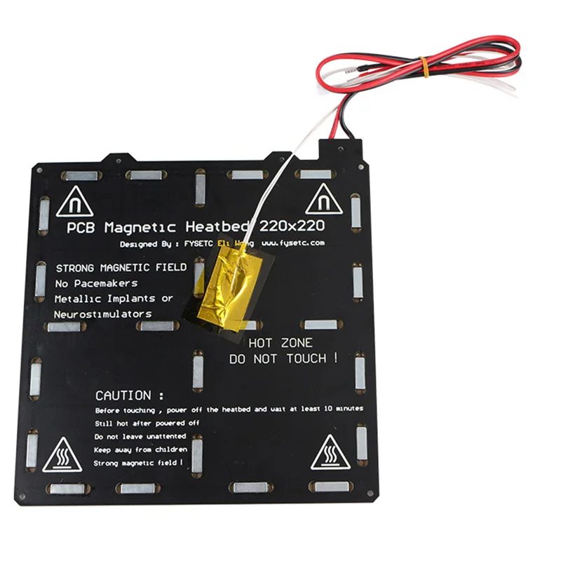 3D принтер с магнитным подогревом кровать теплопроводность 24 в части принтера