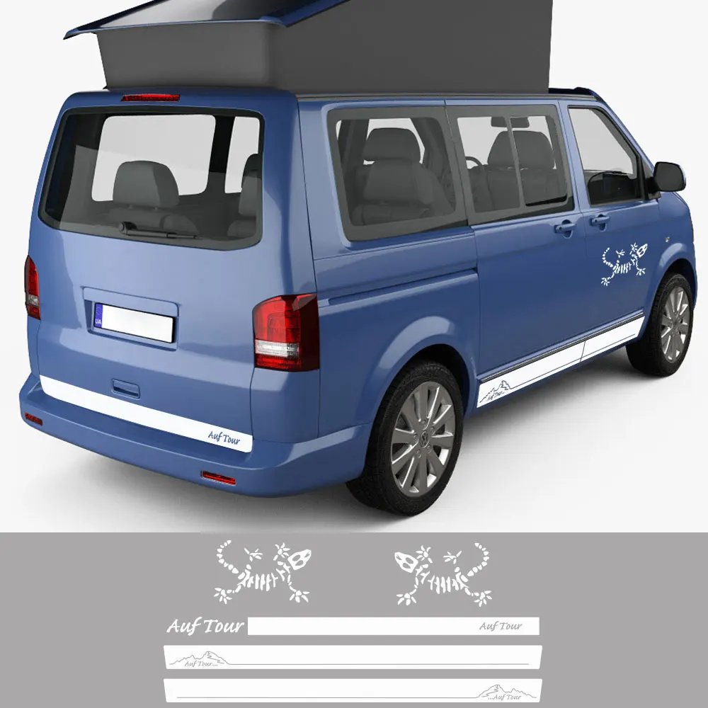 Автомобильные наклейки для Volkswagen VW Transporter Bus T3 T4 T5 T6 Caravelle Multivan California RV Van виниловые
