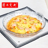 tempered glass steamed egg fruit dish dish fried rice microwave oven baking dish heat resistant steamed fish dish