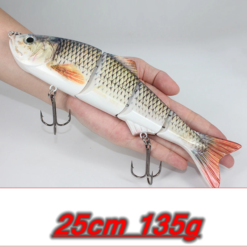 25 см 135 г новая искусственная приманка большая рыболовная 4 Сегмент погружающаяся