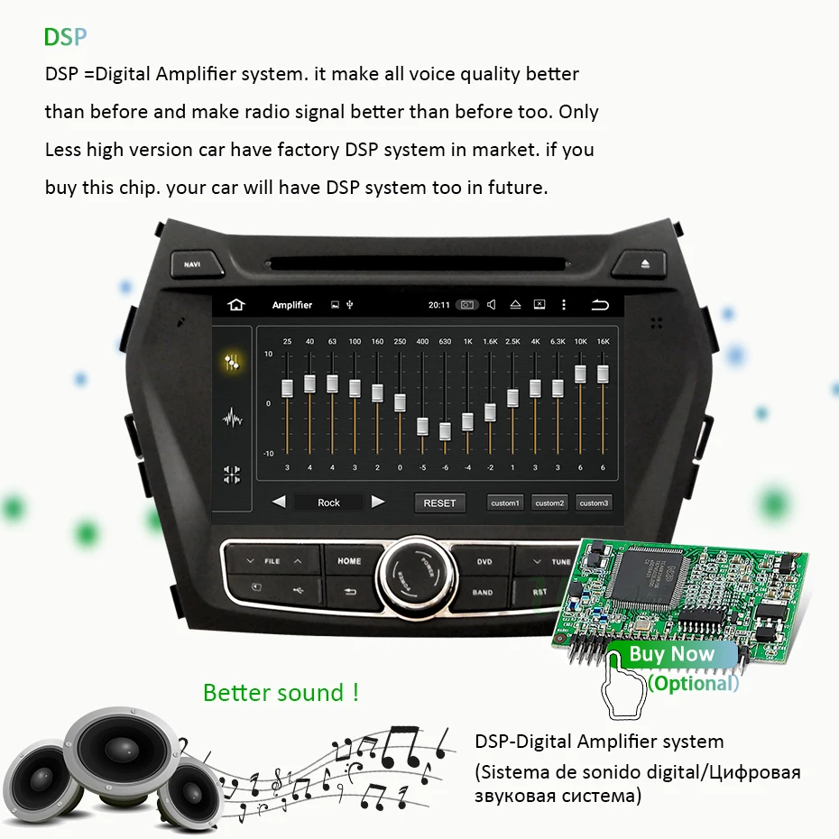 4G+ 64G 8 CORE 2 Din android 9,0 автомобильный dvd-плеер gps для hyundai IX45 Santa fe 2013 автомобильный радиоприемник Multiemdia obd2 dvr DAB ips DSP