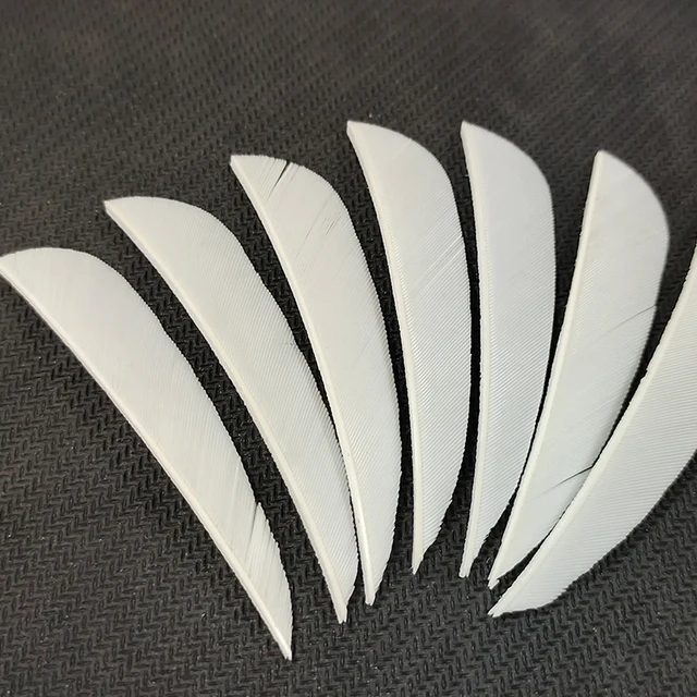 36Pcs DIY Аксессуары для стрельбы из лука 3 дюйма Teardrop Форма Индейка Перья Стрелы Перо