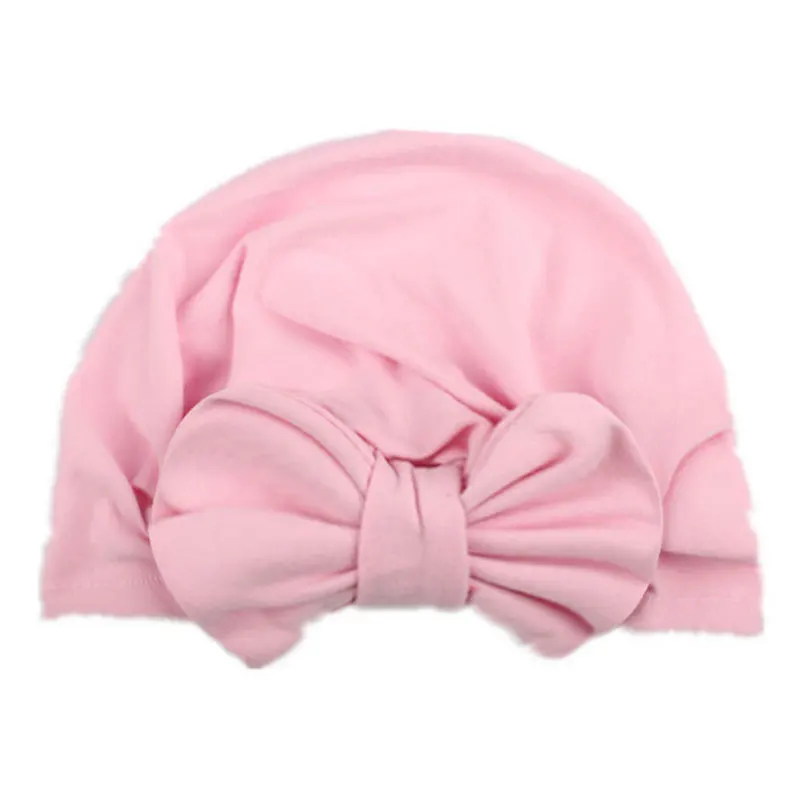 Детские Модные головные уборы с бантами детская шапочка бантиком для
