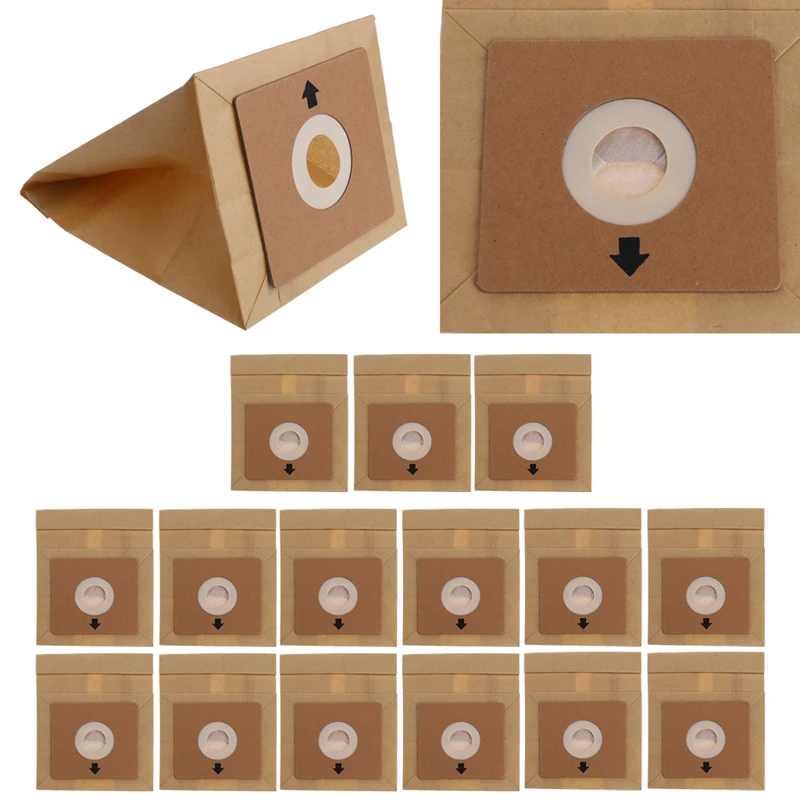 

2021 New 15Pcs Vacuum Cleaner Dust Paper Bags 100*110mm Diameter 50mm Accessories Parts