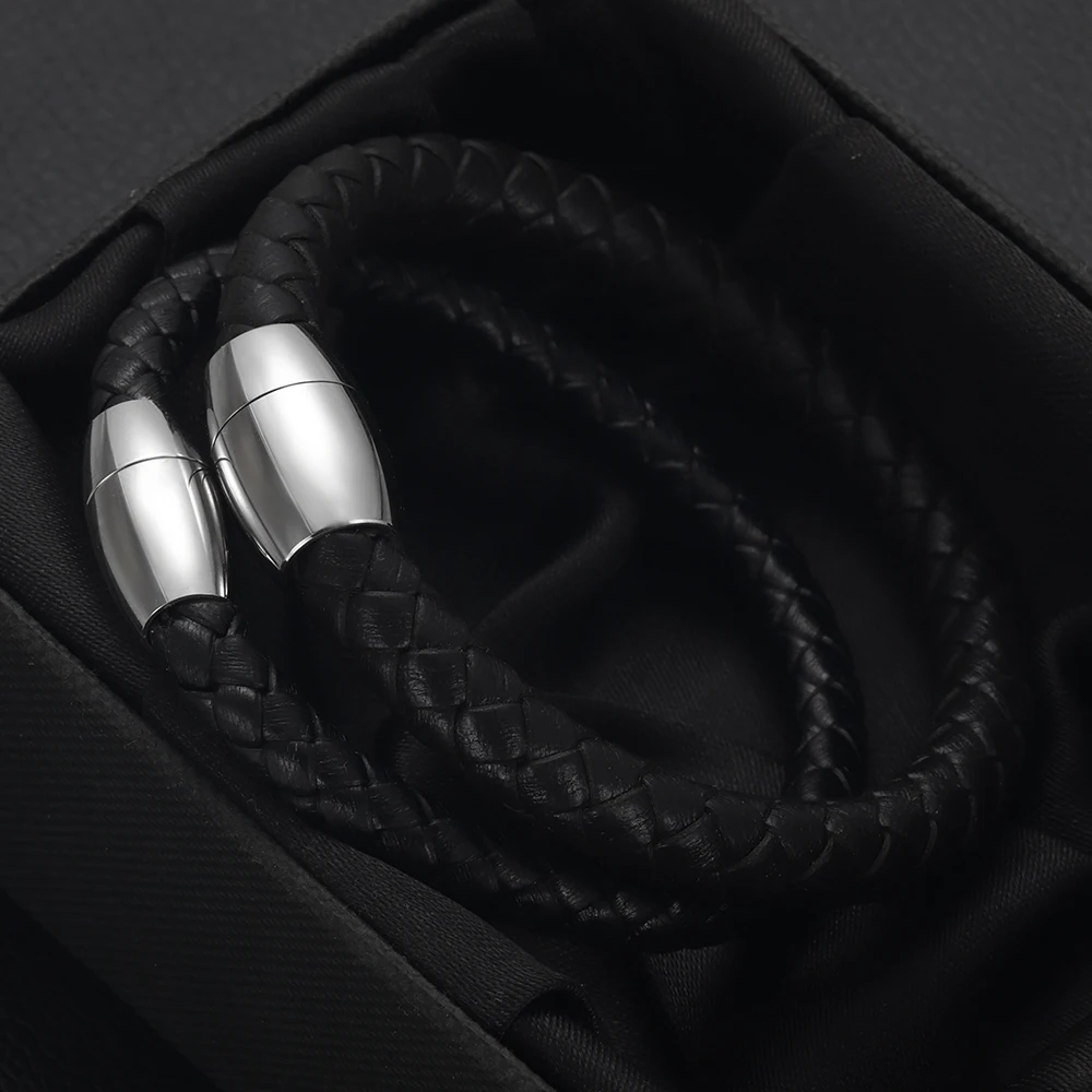 2 застежки из нержавеющей стали магнитные отверстие 4 мм 5 6 8 кожаный шнур