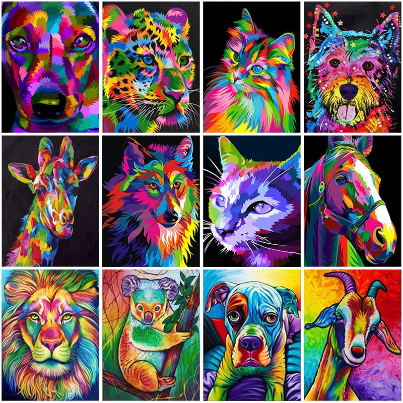 

5D Diamond Painting Animal Diamond Art Full Square Round Drill New Arrival Diamond Embroidery Cross Stitch Sale Home Decoration