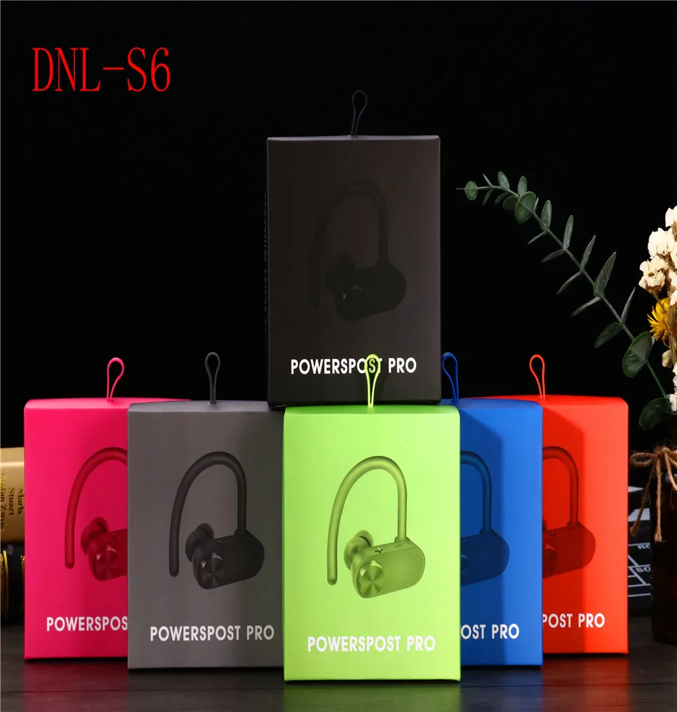 TWS DNL S6 Bluetooth настоящие беспроводные наушники 5D стерео мини водонепроницаемые для