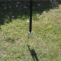 easy to rotating beach flag pole ground spikerotating ground spike with bearing for blade teardrop pole feather flag base