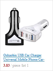 Ouhaobin 2.1A быстрое зарядное устройство двойной USB Автомобильное зарядное устройство ЖК-дисплей 12-24 в прикуриватель для телефонов для планшетов