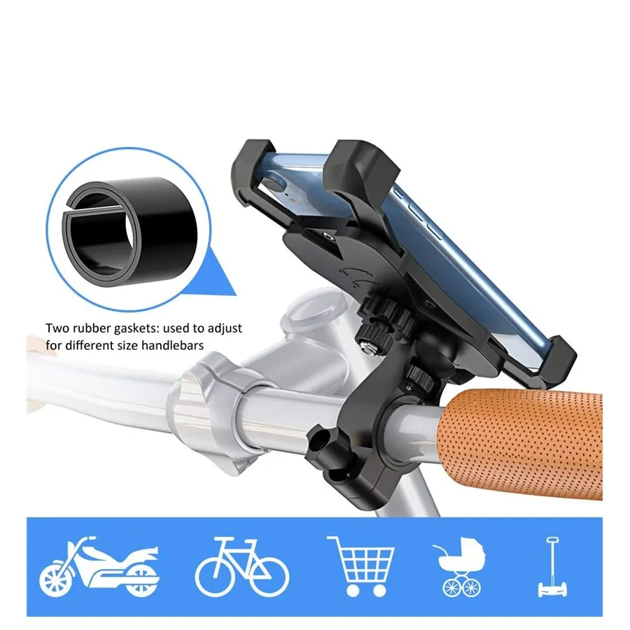 Universal Phone Holder Clip Bracket for Xiaomi M365/Pro Bicycle MTB Road Bike Phone Holder Electric Scooter Accessories