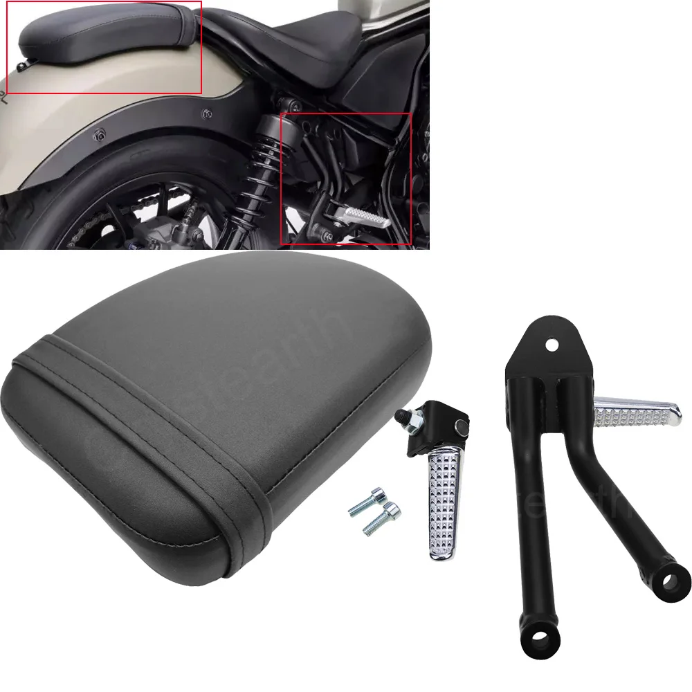 Для Honda Rebel CMX 300 500 CMX300 CMX500 2017 2018 из искусственной кожи Подушка заднего