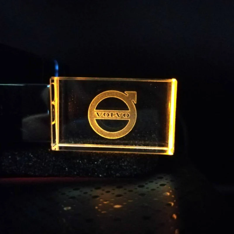 USB флеш-накопитель с логотипом автомобиля и кристаллами 128 ГБ 4 8 16 32 64 2 0 карта