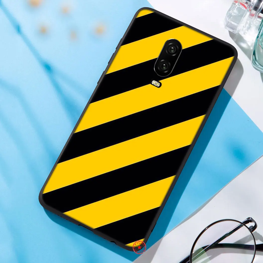 Striped black white colorful Soft Silicone Case for OnePlus 5 5T 6 6T 7 7T Pro TPU Cover | Мобильные телефоны и
