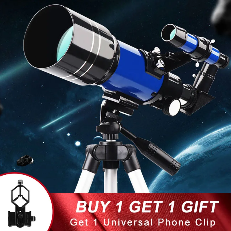 Профессиональный астрономический телескоп с большой диафрагмой Ultra HD и штативом